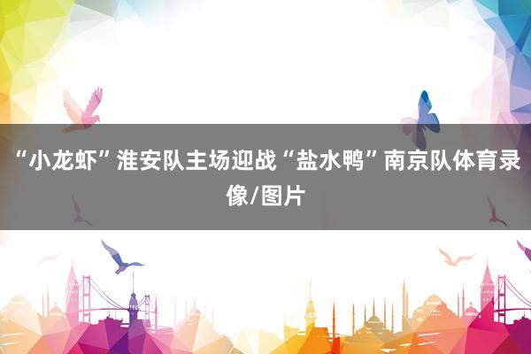 “小龙虾”淮安队主场迎战“盐水鸭”南京队体育录像/图片