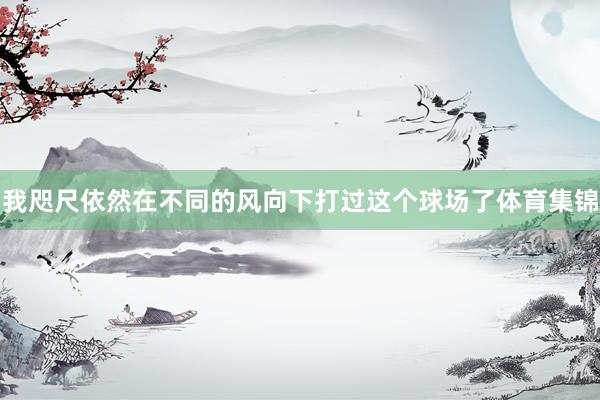 我咫尺依然在不同的风向下打过这个球场了体育集锦