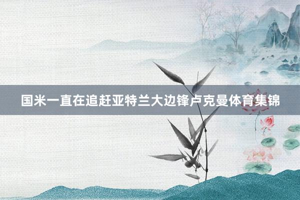 国米一直在追赶亚特兰大边锋卢克曼体育集锦