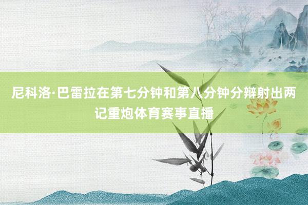 尼科洛·巴雷拉在第七分钟和第八分钟分辩射出两记重炮体育赛事直播