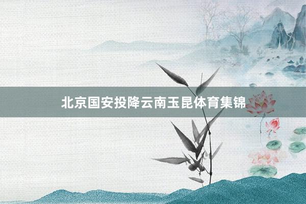 北京国安投降云南玉昆体育集锦