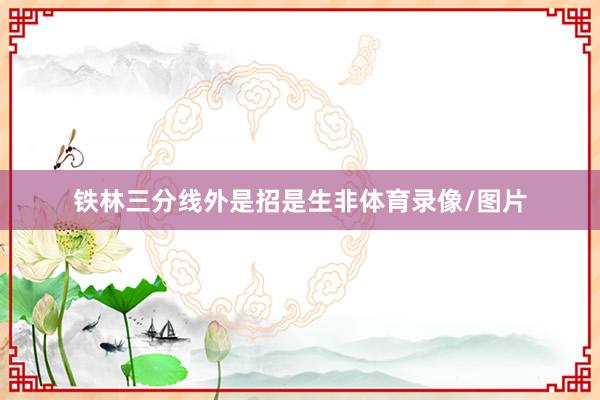 铁林三分线外是招是生非体育录像/图片
