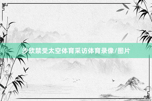 沙欣禁受太空体育采访体育录像/图片