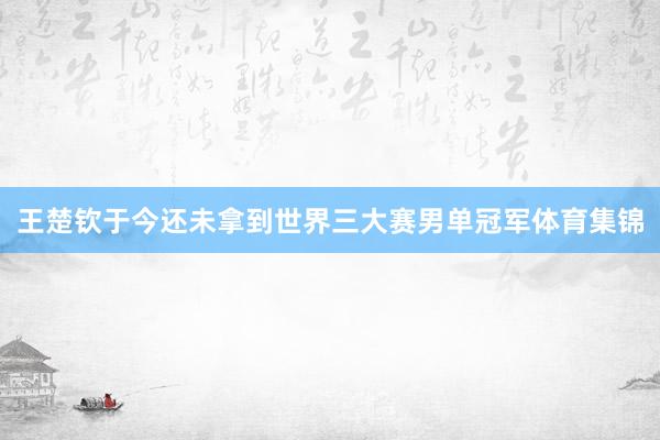 王楚钦于今还未拿到世界三大赛男单冠军体育集锦