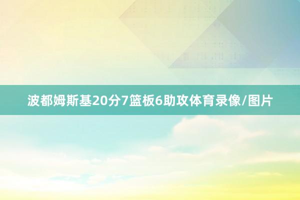 波都姆斯基20分7篮板6助攻体育录像/图片