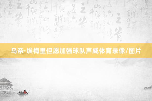 乌奈·埃梅里但愿加强球队声威体育录像/图片