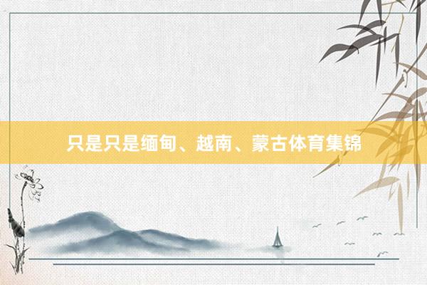 只是只是缅甸、越南、蒙古体育集锦