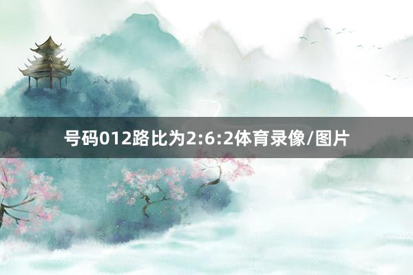 号码012路比为2:6:2体育录像/图片