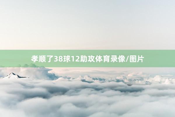 孝顺了38球12助攻体育录像/图片